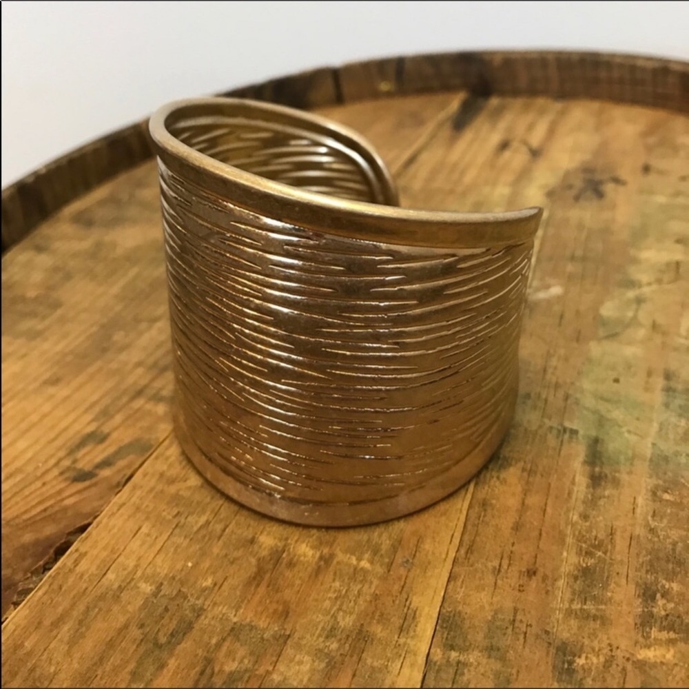 Copper Finish Boho Cuff